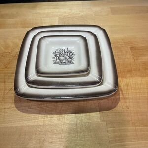 1970 vintage folk art ashtray